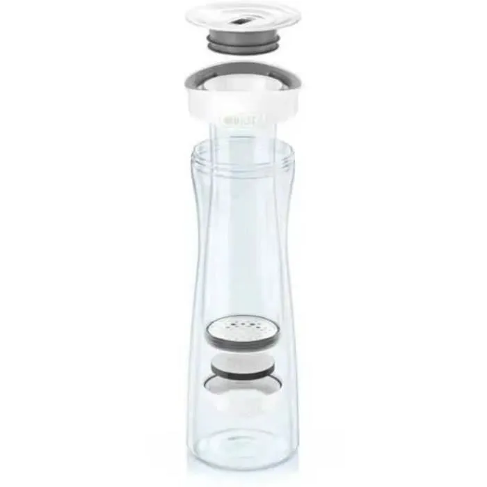 Brita FILL & SERVE Botella de Filtro de Grafito con 1 Disco de Repuesto 1.3L para Agua 3