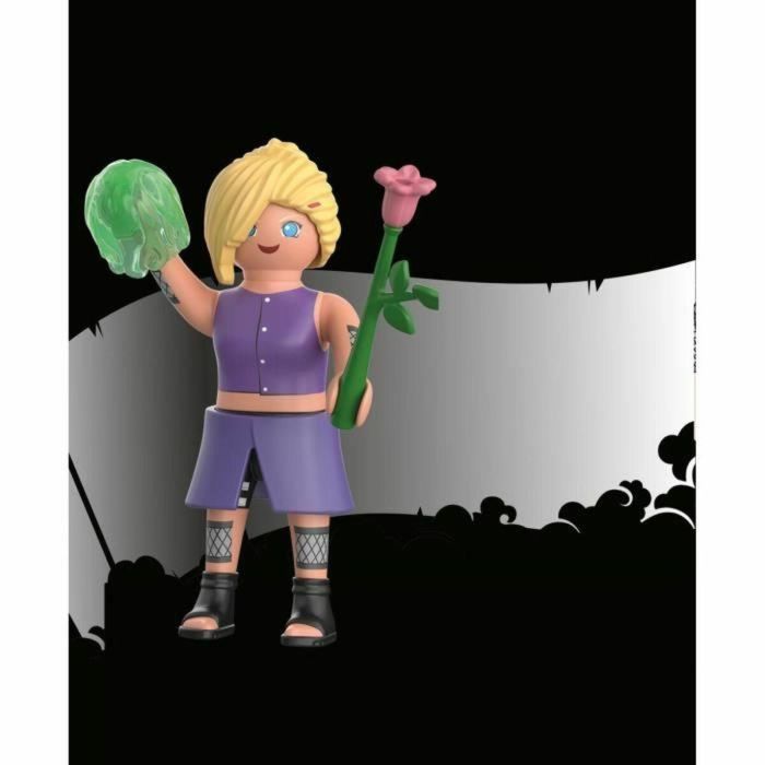 Playmobil Naruto Shippuden Ino con bola de chakra y flor 3