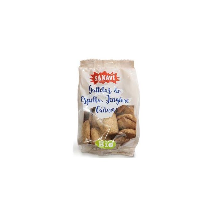 Galleta De Espelta Jengibre Y Cañamo 200Gr. Bio
