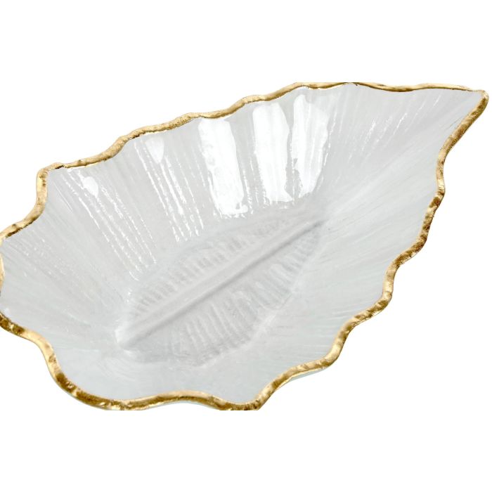 Centro Mesa Alpino DKD Home Decor Transparente Dorado 17 x 7 x 30 cm 1