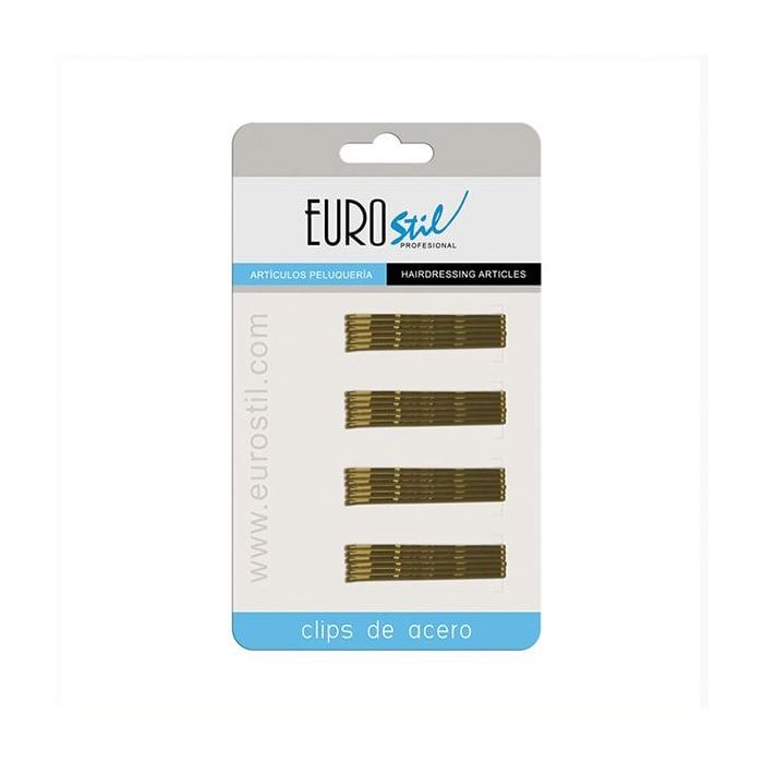 EUROSTIL Clips Ondina Bronce 50mm 24un