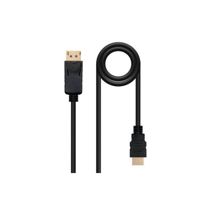 Cable Conversor Nanocable 10.15.4300/ Displayport Macho - HDMI Macho/ 50cm/ Negro 1 Cable Conversor Nanocable 10.15.4300/ Displayport Macho - HDMI Macho/ 50cm/ Negro 1