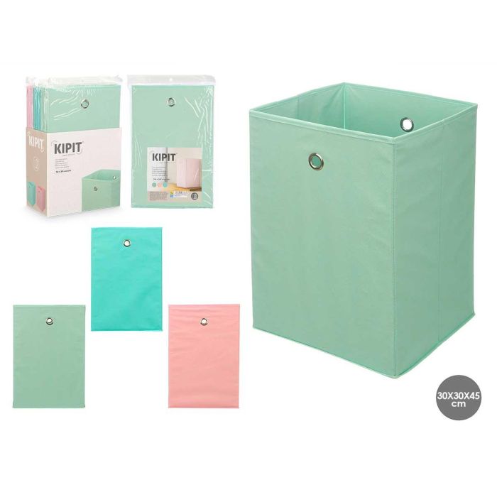 Caja Plegable Organizadora Kipit 30x30x45 cm - Rosa, Turquesa, Verde (12 Unidades) Caja Plegable Organizadora Kipit 30x30x45 cm - Rosa, Turquesa, Verde (12 Unidades)