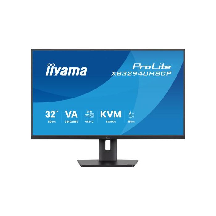 Monitor Iiyama, 32 Pulgadas, Va 4K Base Usb-C (95W), Conmutador Kvm, Puerto Lan, Compatibilidad Pip/Pbp 1 Monitor Iiyama, 32 Pulgadas, Va 4K Base Usb-C (95W), Conmutador Kvm, Puerto Lan, Compatibilidad Pip/Pbp 1