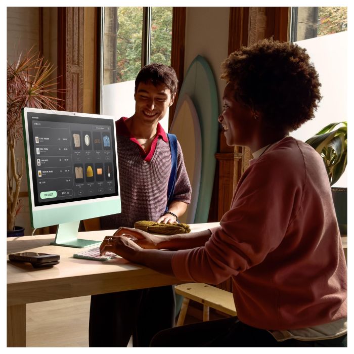 Apple iMac 24inch 4.5K Retina M4 chip 10core CPU 10core GPU 24GB 512GB SSD Verde 4