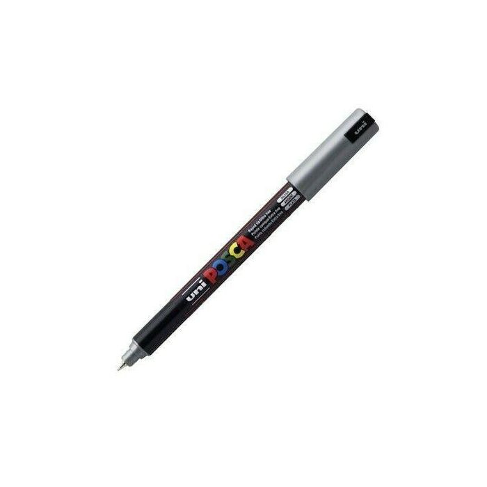 Posca Marcador Pc-1Mr No Permanente Punta Extrafina 0.7 mm Plata Posca Marcador Pc-1Mr No Permanente Punta Extrafina 0.7 mm Plata