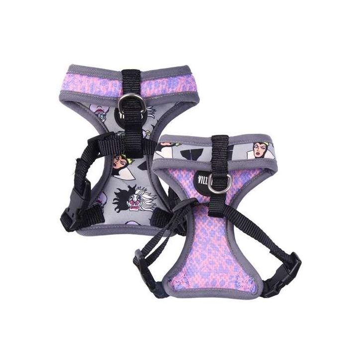 Cerdá T4M:M/L Arnés para perros Disney Villanas, Talla M-L, Gris
