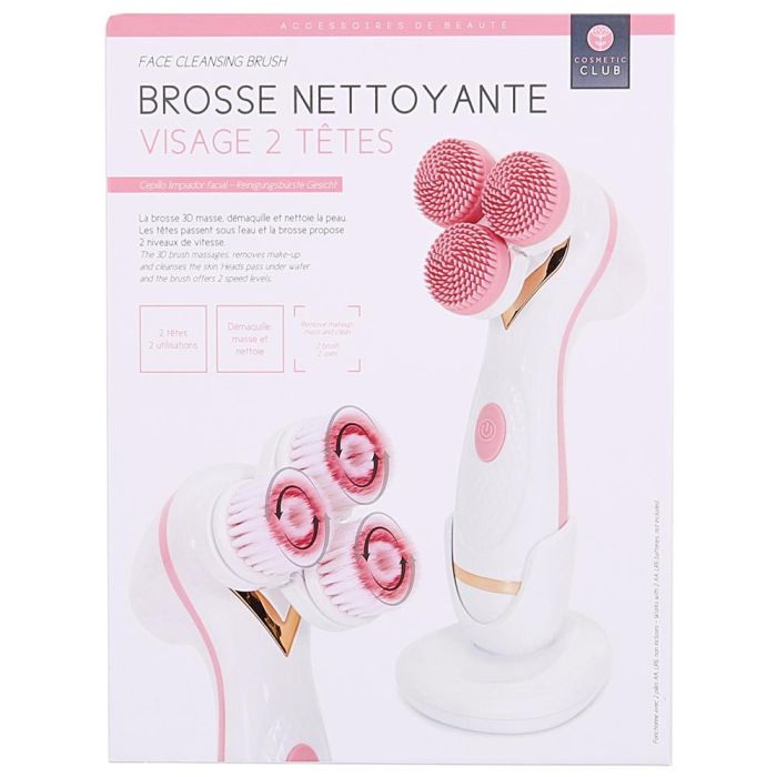 Cosmetic Club Cepillo Limpieza Facial 3D Vallee Outlet Masajea Quita Maquillaje Limpia Piel Dos Velocidades 1