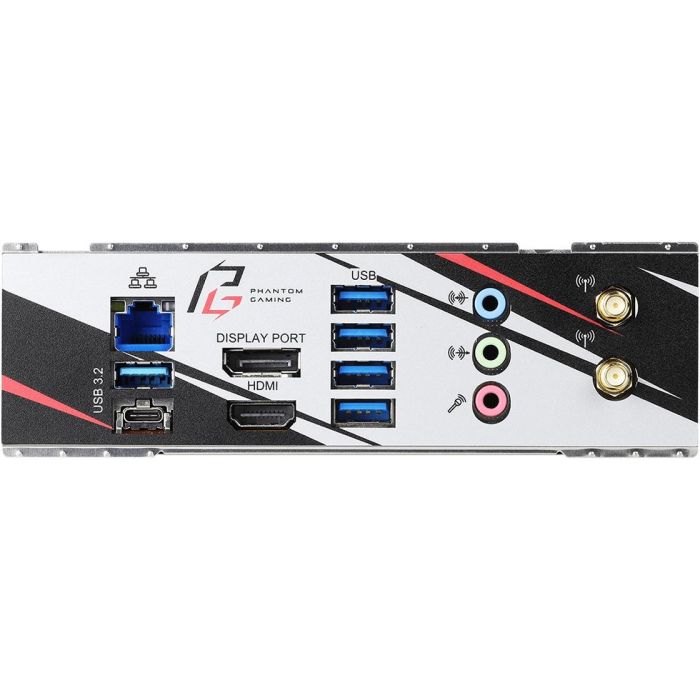 ASRock B550 Phantom Gaming-ITX/AX (AM4) Placa Base Mini ITX AMD B550 DDR4 Wi-Fi 6 Ethernet 2.5Gbps Bluetooth 5.1 4 ASRock B550 Phantom Gaming-ITX/AX (AM4) Placa Base Mini ITX AMD B550 DDR4 Wi-Fi 6 Ethernet 2.5Gbps Bluetooth 5.1 4