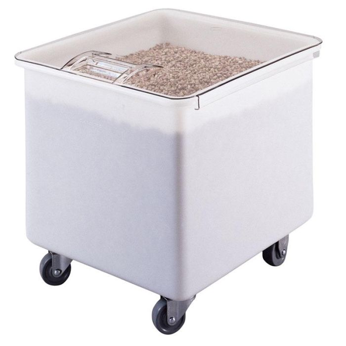 CAMBRO - IB32-148 - Carro de Ingredientes con tapa recta - 121 litros - 61 x 56 x 58,5 cm - Blanco