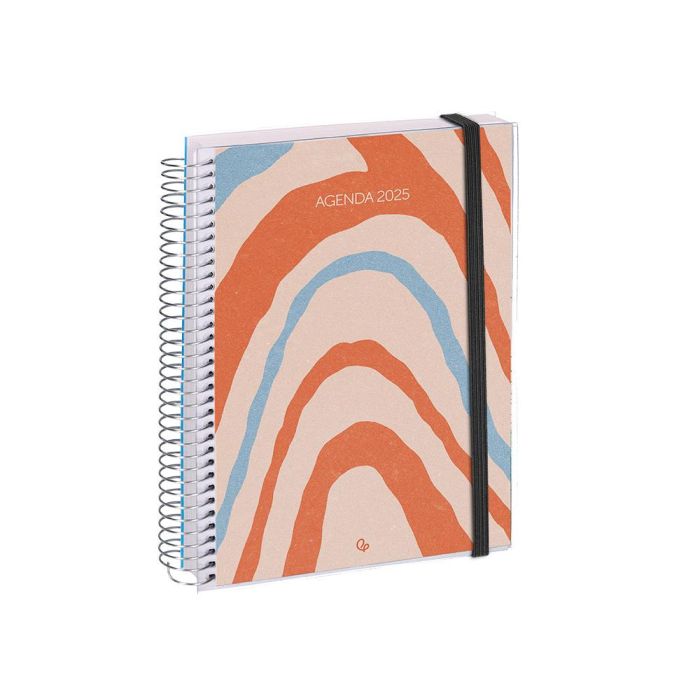 Agenda Espiral Liderpapel Tinos A4 2025 Personalizable Dia Pagina Papel 70 gr 4