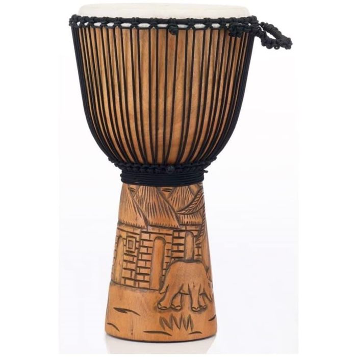 Djembe 12" Pearl Madera Caoba Rope Tuned Malinke Village 0 Djembe 12" Pearl Madera Caoba Rope Tuned Malinke Village 0