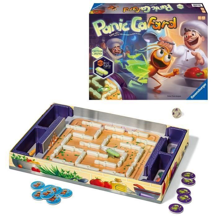 Pánico De Cucarachas Fosforescentes, Divertido Juego De Velocidad, Edición 10º Aniversario, Niños y Padres, 5 años, 20973, Ravensburger 3