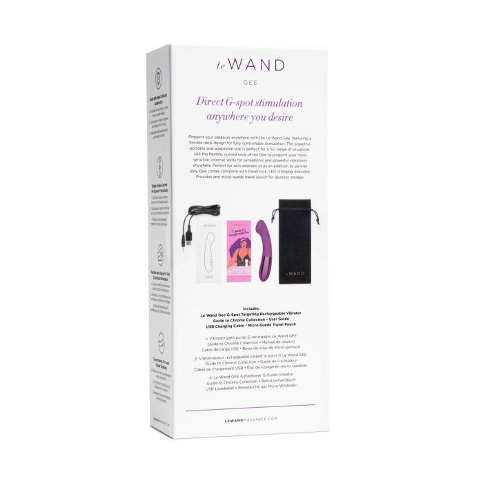 Vibrador Punto G Le Wand Morado 4 Vibrador Punto G Le Wand Morado 4