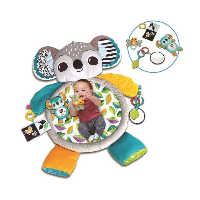 Manta de juegos koala dormilón con 5 sonajeros, luces y sonidos 1 Manta de juegos koala dormilón con 5 sonajeros, luces y sonidos 1