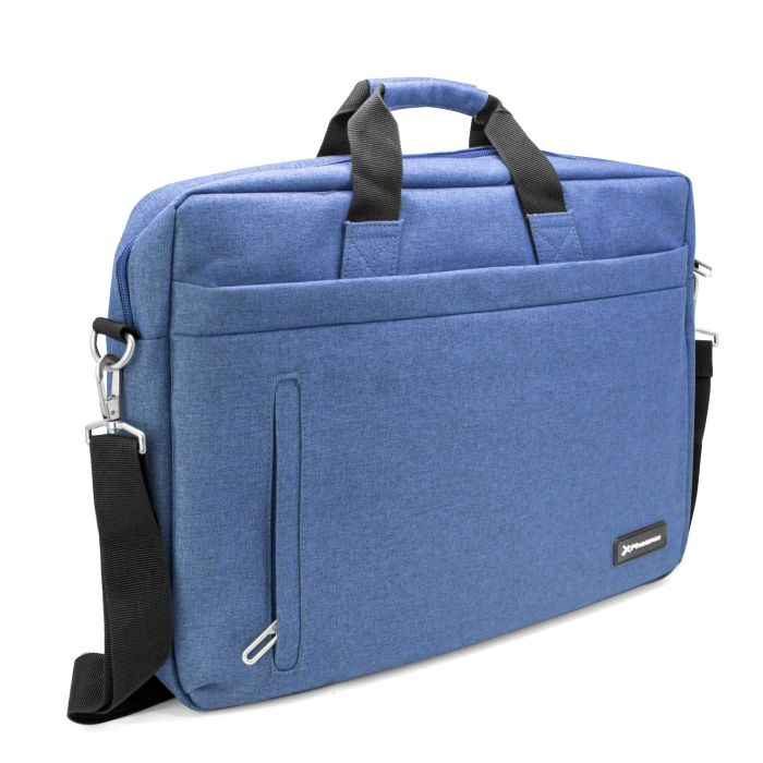 Phoenix technologies Maletín para portátil 15.6 pulgadas azul, práctico y duradero, de nylon ultra denso con compartimento acolchado 2 Phoenix technologies Maletín para portátil 15.6 pulgadas azul, práctico y duradero, de nylon ultra denso con compartimento acolchado 2