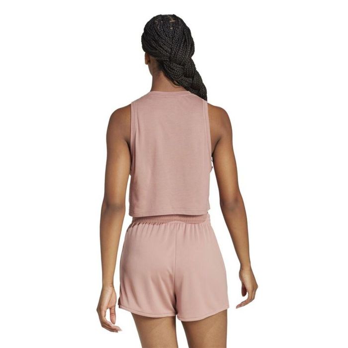 Camiseta para Mujer sin Mangas Adidas Morado Fitness M 3