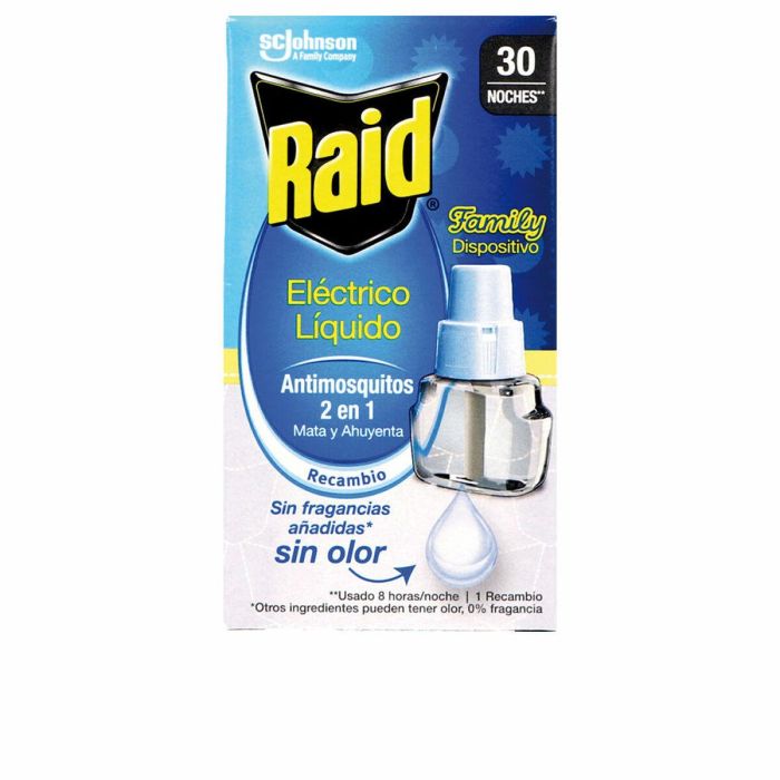 Raid Family Antimosquitos Recambio 30 Noches Raid Family Antimosquitos Recambio 30 Noches