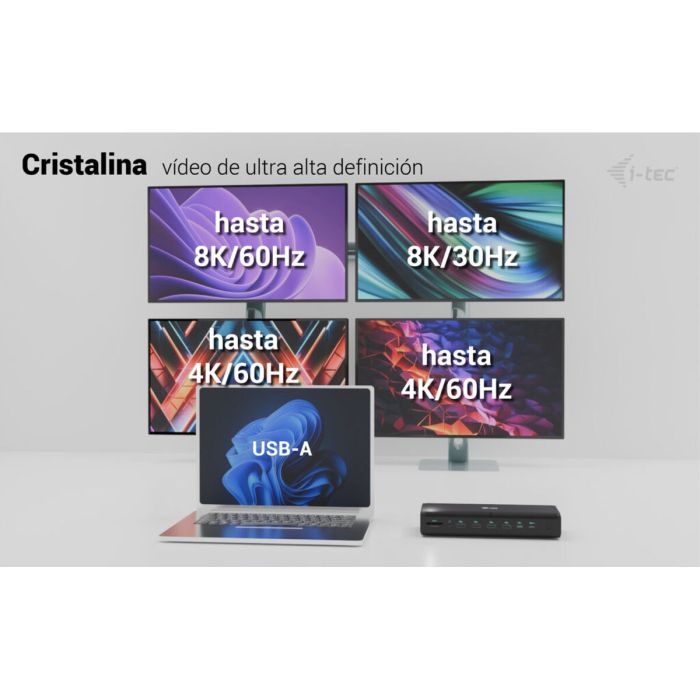 Soporte para Portátil i-Tec CA6MONITORDOCKPD 10