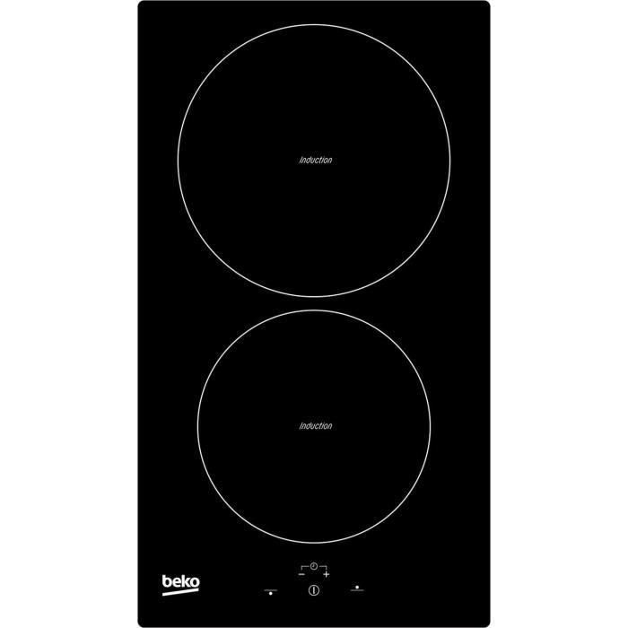 Placa de inducción BEKO - 2 fuegos - L30 cm - HDMI32400DT Placa de inducción BEKO - 2 fuegos - L30 cm - HDMI32400DT