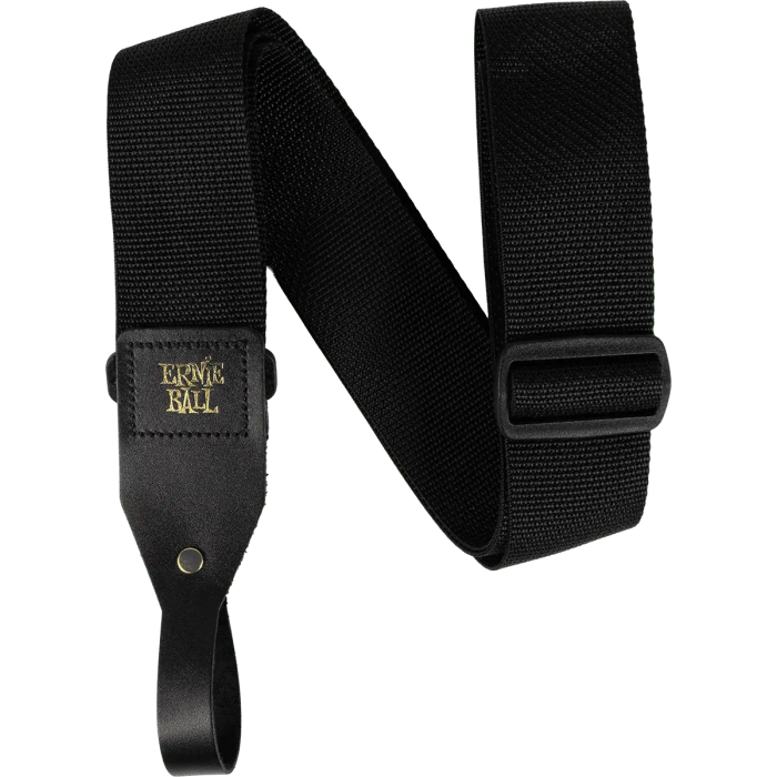 Ernieball Correa Acústica para Guitarra y Bajo de Polipropileno Negra - Ajustable 43"-75" 1