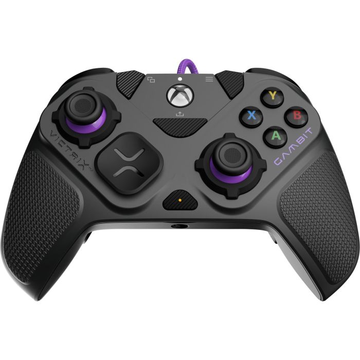 PDP 049-006-GY Gamepad con Cable Victrix Gambit Prime para Xbox Series X|S, Xbox One & PC - USB-C, Negro/Gris/Violeta 2 PDP 049-006-GY Gamepad con Cable Victrix Gambit Prime para Xbox Series X|S, Xbox One & PC - USB-C, Negro/Gris/Violeta 2