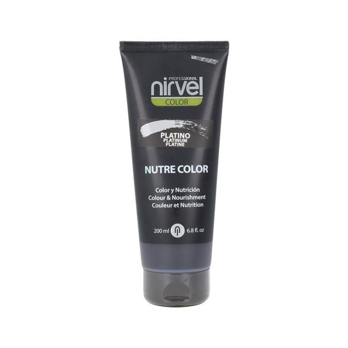 Nirvel Nutre Color Platino 200 mL - Tinte Capilar Hidratante para Colores Vivos y Brillantes