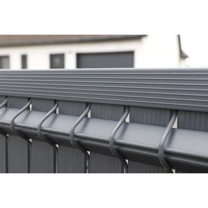 Nature NAT3306130684101 Kit de lamas para mampara de privacidad, para panel de valla rígida, privacidad 4/5, 1,025 x 2,50 m, Antracita 3 Nature NAT3306130684101 Kit de lamas para mampara de privacidad, para panel de valla rígida, privacidad 4/5, 1,025 x 2,50 m, Antracita 3