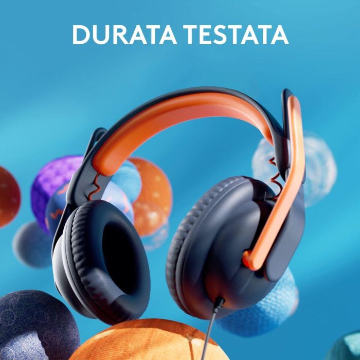 Auriculares Logitech 981-001389 Azul Naranja 4