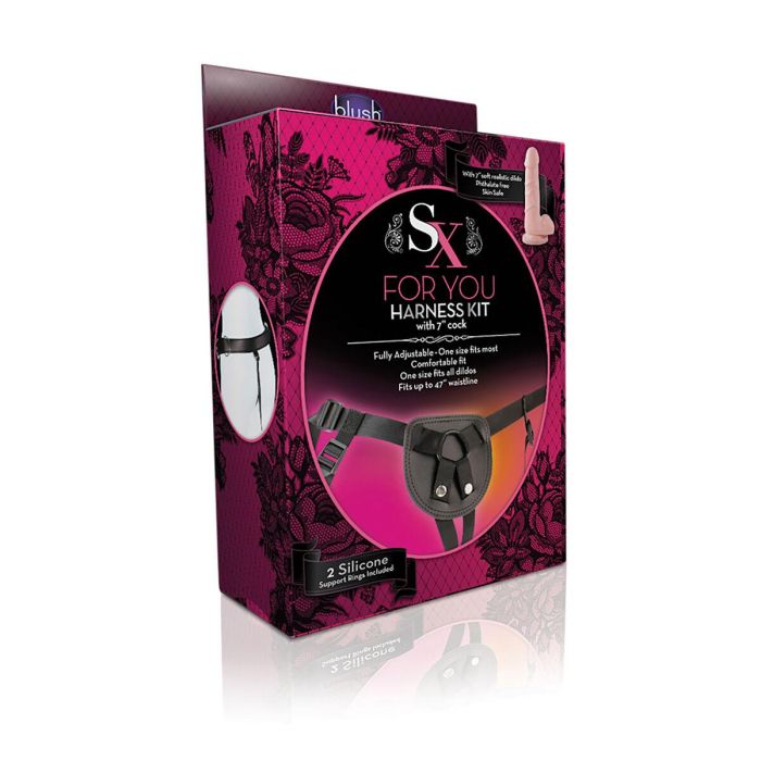 Consolador con arnés Blush Sx Harnesses 1 Consolador con arnés Blush Sx Harnesses 1