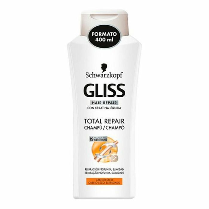 Champú Reparador Gliss Total Schwarzkopf (400 ml) Champú Reparador Gliss Total Schwarzkopf (400 ml)