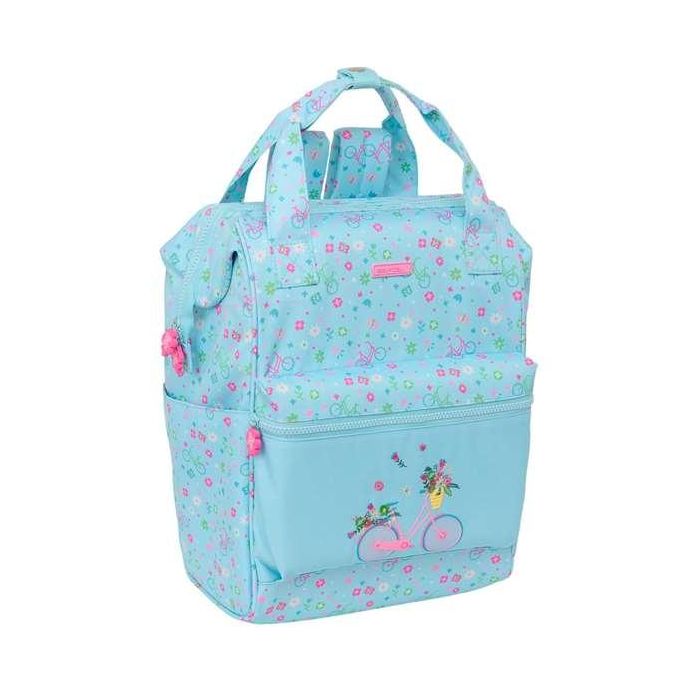 Safta Mochila Con Asas Reciclada Para Portátil 13 pulgadas Colección Bicicleta 400x270x190 mm 0 Safta Mochila Con Asas Reciclada Para Portátil 13 pulgadas Colección Bicicleta 400x270x190 mm 0