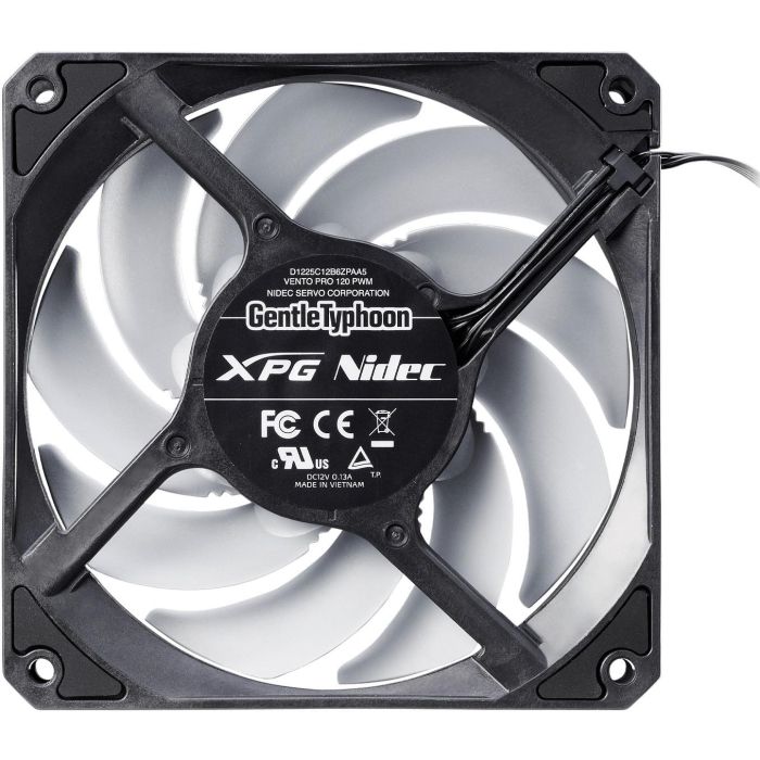 XPG VENTO PRO 120 PWM Ventilador Negro para PC 12cm 2500 RPM 28 dB Rodamiento Doble 1 XPG VENTO PRO 120 PWM Ventilador Negro para PC 12cm 2500 RPM 28 dB Rodamiento Doble 1