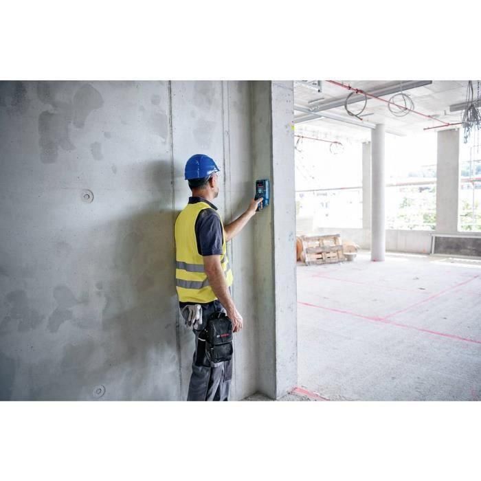 Detector de pared Bosch Professional D-Tect 200 C con 1 batería de 12V 2,0Ah, cargador, cable USB-C, muñequera, en L-Boxx - 0601081601 1 Detector de pared Bosch Professional D-Tect 200 C con 1 batería de 12V 2,0Ah, cargador, cable USB-C, muñequera, en L-Boxx - 0601081601 1