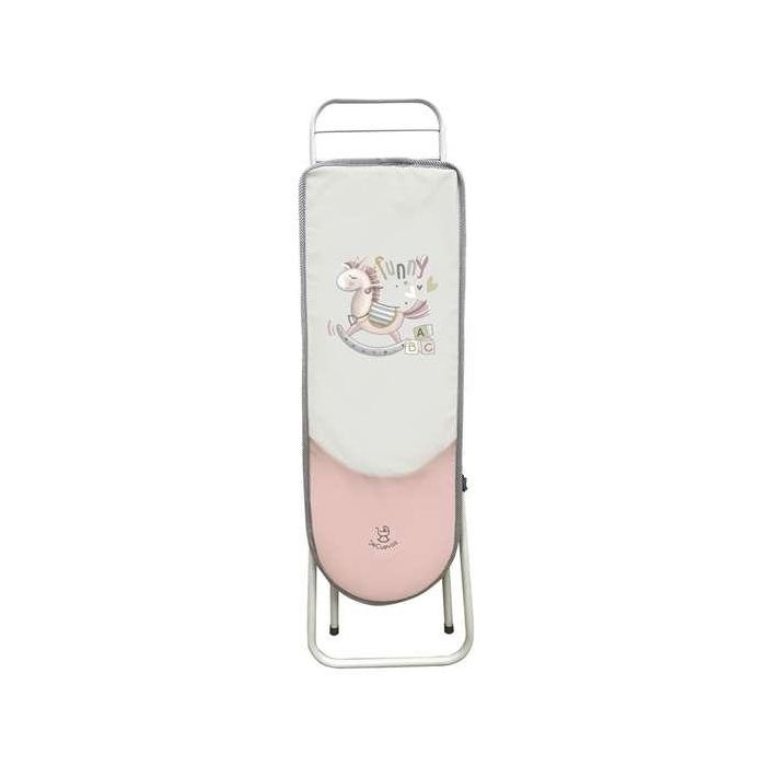 Planchador plegable funny color rosa. 63x72x25 cm. altura regulable. 3