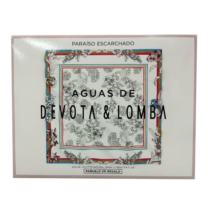 Devota Lomba Aguas de devota lomba eau de toilette paraiso escarchado 100 ml + pañuelo 1 unidad Devota Lomba Aguas de devota lomba eau de toilette paraiso escarchado 100 ml + pañuelo 1 unidad