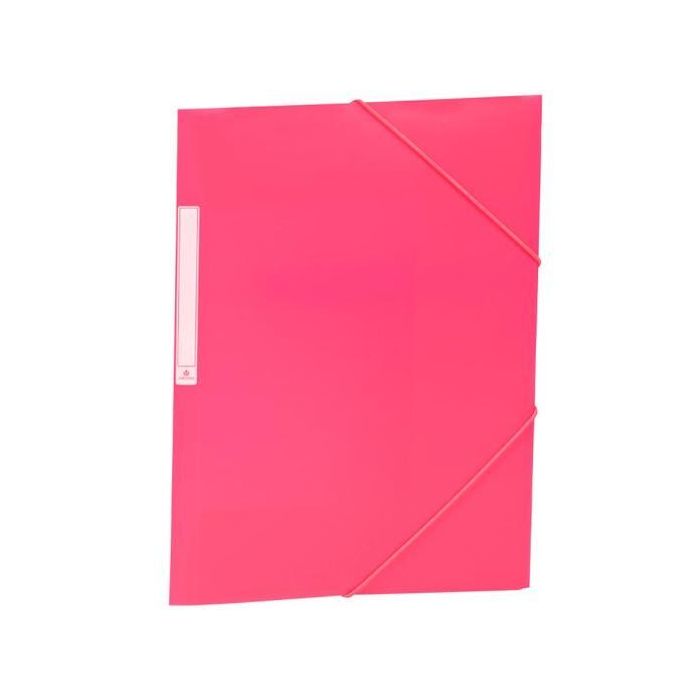 Carchivo Carpeta 3 Solapas Folio con Gomas, Opaco Rosa Carchivo Carpeta 3 Solapas Folio con Gomas, Opaco Rosa
