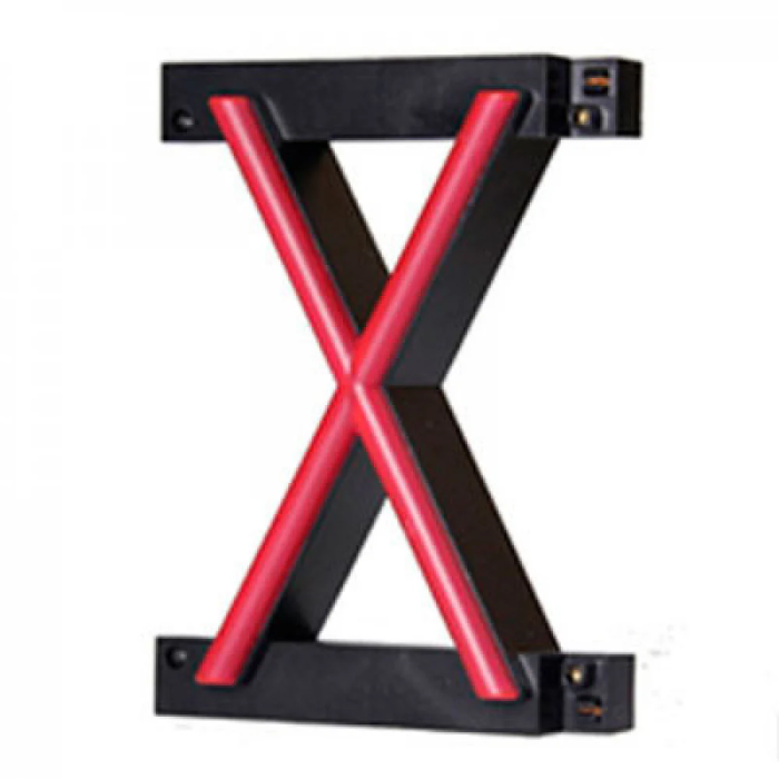 Green Ice Letra LED Neon X Ancho 105Mm Alto 161Mm Fondo 38Mm, Rótulos Personalizados con Impacto Neón y 8 Animaciones