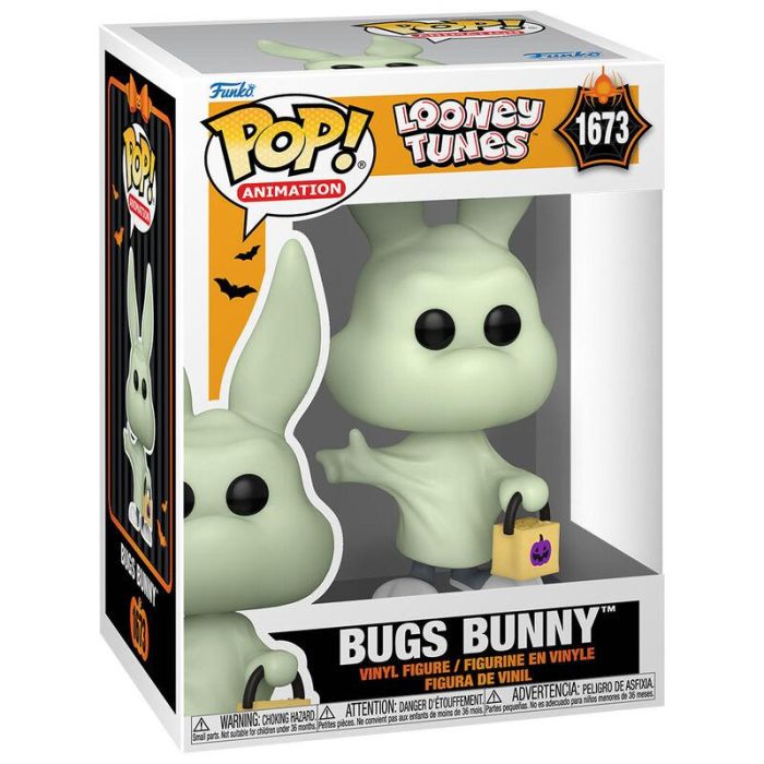 Funko Pop Looney Tunes Bugs Bunny Fantasma Especial Halloween - Figura de Vinilo 9cm 0 Funko Pop Looney Tunes Bugs Bunny Fantasma Especial Halloween - Figura de Vinilo 9cm 0