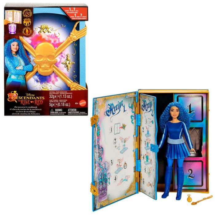 Mattel Hwh94 Muñeca Surprise Reveal Chloe Encantadora Hija Cenicienta Disney Descendants Libro Cocina Burbujeo Slime Magia Cambio Color +4 Años 1 Mattel Hwh94 Muñeca Surprise Reveal Chloe Encantadora Hija Cenicienta Disney Descendants Libro Cocina Burbujeo Slime Magia Cambio Color +4 Años 1
