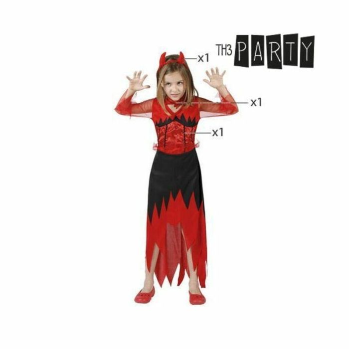 Disfraz para Niños Th3 Party Multicolor Demonio (3 Piezas) 5 Disfraz para Niños Th3 Party Multicolor Demonio (3 Piezas) 5