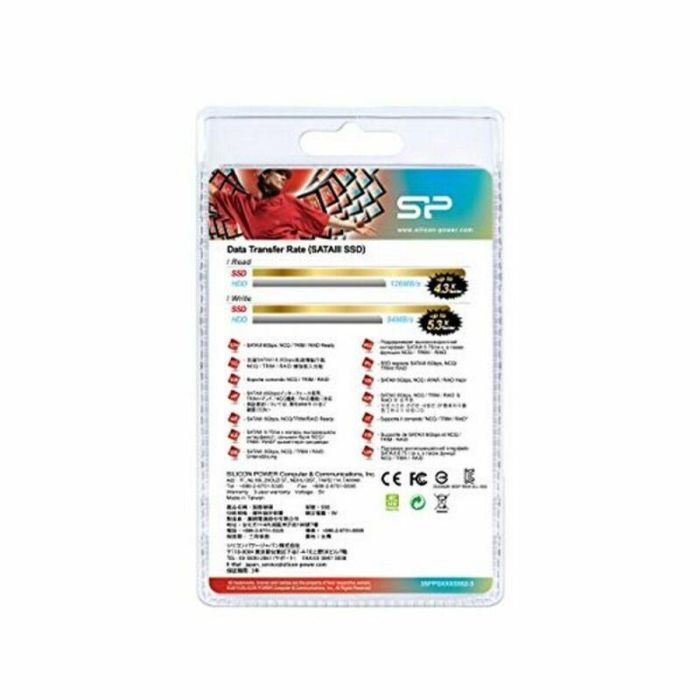 Silicon Power SP480GBSS3S55S25 Disco Duro Interno SSD 480GB 2.5" SATA III Lectura 560MB/s Escritura 530MB/s 1 Silicon Power SP480GBSS3S55S25 Disco Duro Interno SSD 480GB 2.5" SATA III Lectura 560MB/s Escritura 530MB/s 1