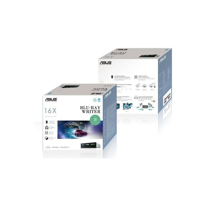 Asus BW-16D1HT Unidad Blu-Ray DVD Combo SATA Interna, Negro - 90DD0200-B20010 - Velocidad escritura 16x DVD, 48x CD-R 1 Asus BW-16D1HT Unidad Blu-Ray DVD Combo SATA Interna, Negro - 90DD0200-B20010 - Velocidad escritura 16x DVD, 48x CD-R 1