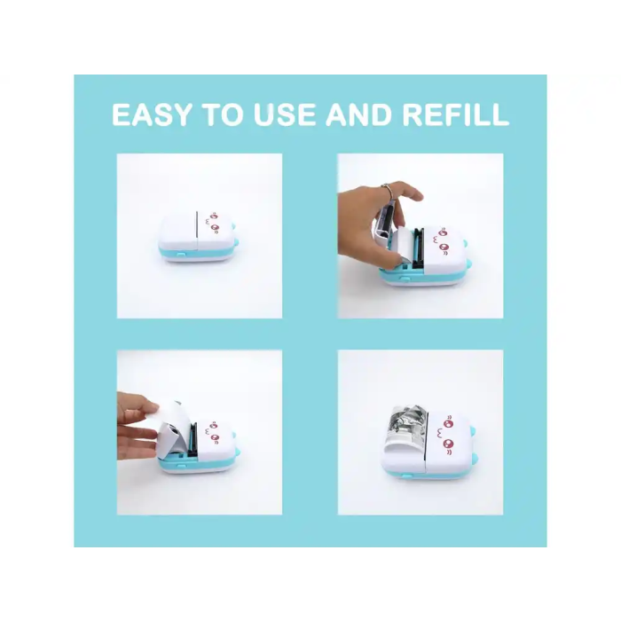 Wondee Mini Impresora Térmica Funny Azul Bluetooth Inalámbrica Portátil Sin Tinta para Móvil iOS Android 6