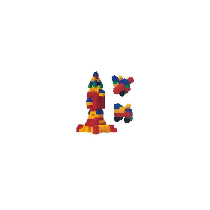 Miniland Juego Super Kim Bloc 32310 120 Piezas con Ruedas para Construir Vehículos 1