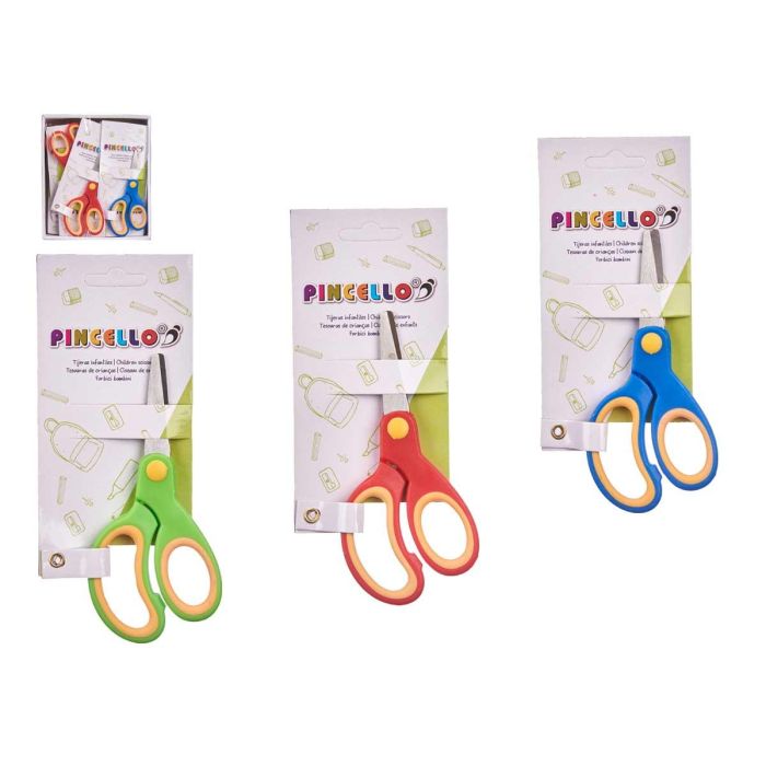 Tijera Infantil Diseño Surtidos Pincello 6X13CM (48 Unidades) 2 Tijera Infantil Diseño Surtidos Pincello 6X13CM (48 Unidades) 2