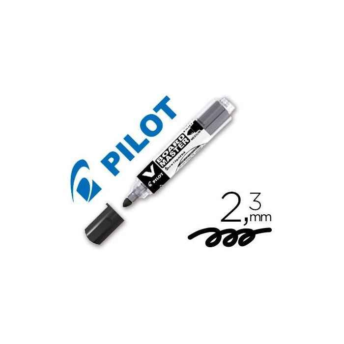 Rotulador Pilot V Board Master Pizarra blanca Recargable Negro (10 Unidades)