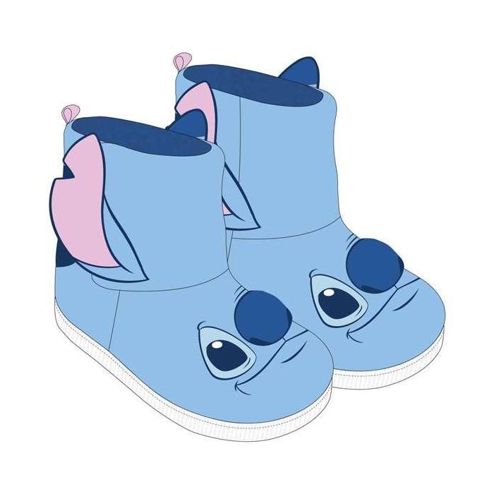 Cerdá Zapatillas de Casa Bota Stitch Talla 24/25, Azul Claro, para Niños de 3+ Años