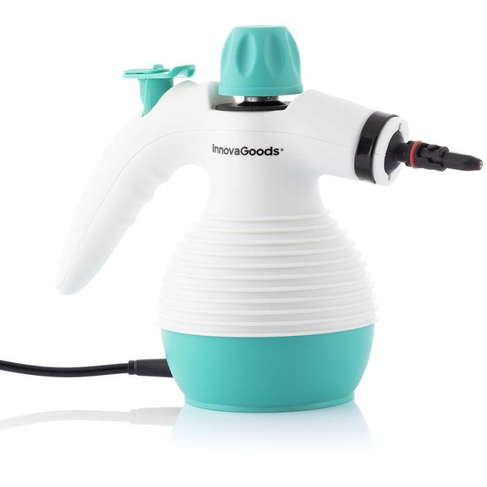 Vaporeta de Mano Multiusos con Accesorios 9 en 1 Steany InnovaGoods 0,35 L 3 Bar 1000W 5 Vaporeta de Mano Multiusos con Accesorios 9 en 1 Steany InnovaGoods 0,35 L 3 Bar 1000W 5