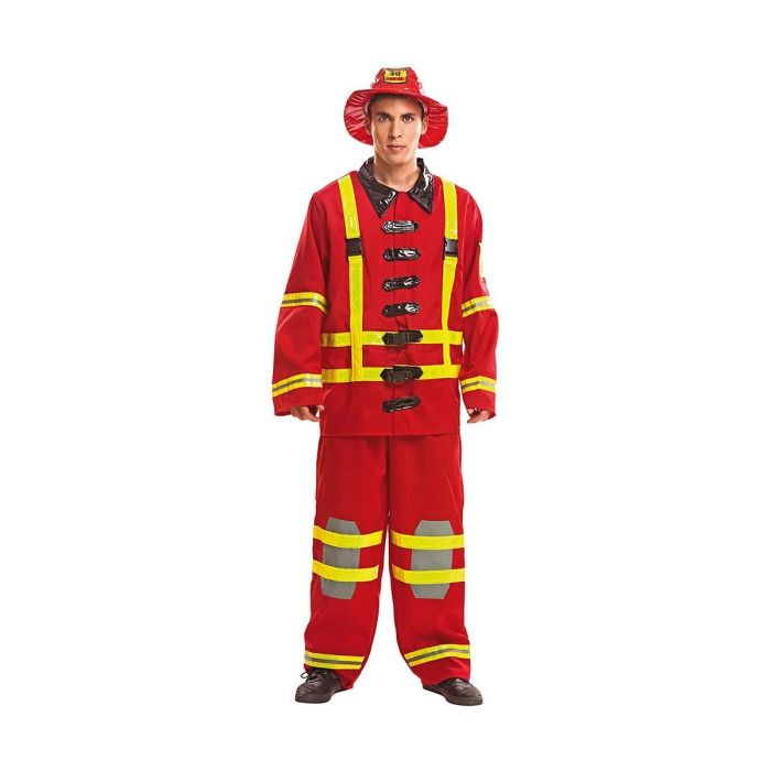 My Other Me Disfraz de Bombero para Adulto Talla M-L, para mayores de 14 años, incluye Sombrero, Chaqueta y Pantalón, Poliéster My Other Me Disfraz de Bombero para Adulto Talla M-L, para mayores de 14 años, incluye Sombrero, Chaqueta y Pantalón, Poliéster